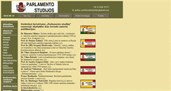 Desktop Screenshot of parlamentostudijos.lt