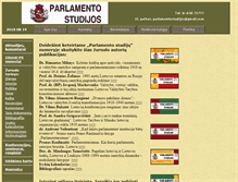 Tablet Screenshot of parlamentostudijos.lt
